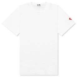 Comme Des Garcons PLAY X The Artist Invader Women's S/S Tee - White