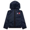 Comme Des Garcons Play X K-Way Kids Full Zip Jacket - Navy 1 Comme Des Garcons Play X K-Way Kids Full Zip Jacket - Navy -Fashion Clothing Store Comme des Garcons Play x K Way Kids Full Zip Jacket Navy AZ J503 051 1 09 30 23 Feature JP