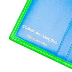 Comme Des Garcons Super Fluo Wallet - Green/Orange -Fashion Clothing Store Comme des Garcons SA0641SF Super Fluo Wallet Green Orange SA0641SF GROR 02 15 2022 01 2