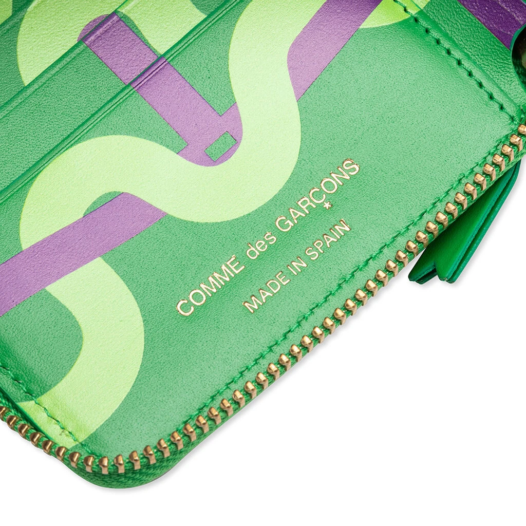 Comme Des Garcons SA2100RE Ruby Eyes Wallet - Green 8 Comme Des Garcons SA2100RE Ruby Eyes Wallet - Green - Image 6