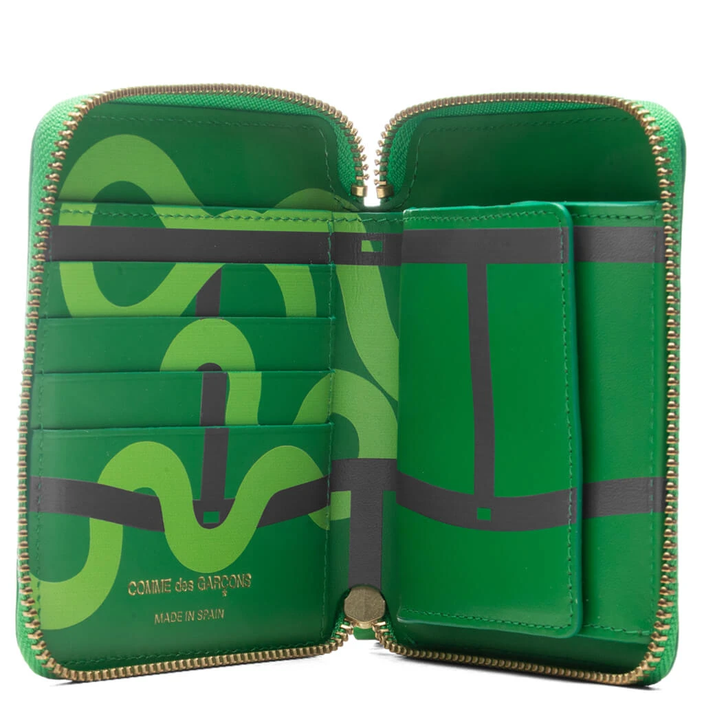 Comme Des Garcons SA2100RE Ruby Eyes Wallet - Green 4 Comme Des Garcons SA2100RE Ruby Eyes Wallet - Green - Image 2