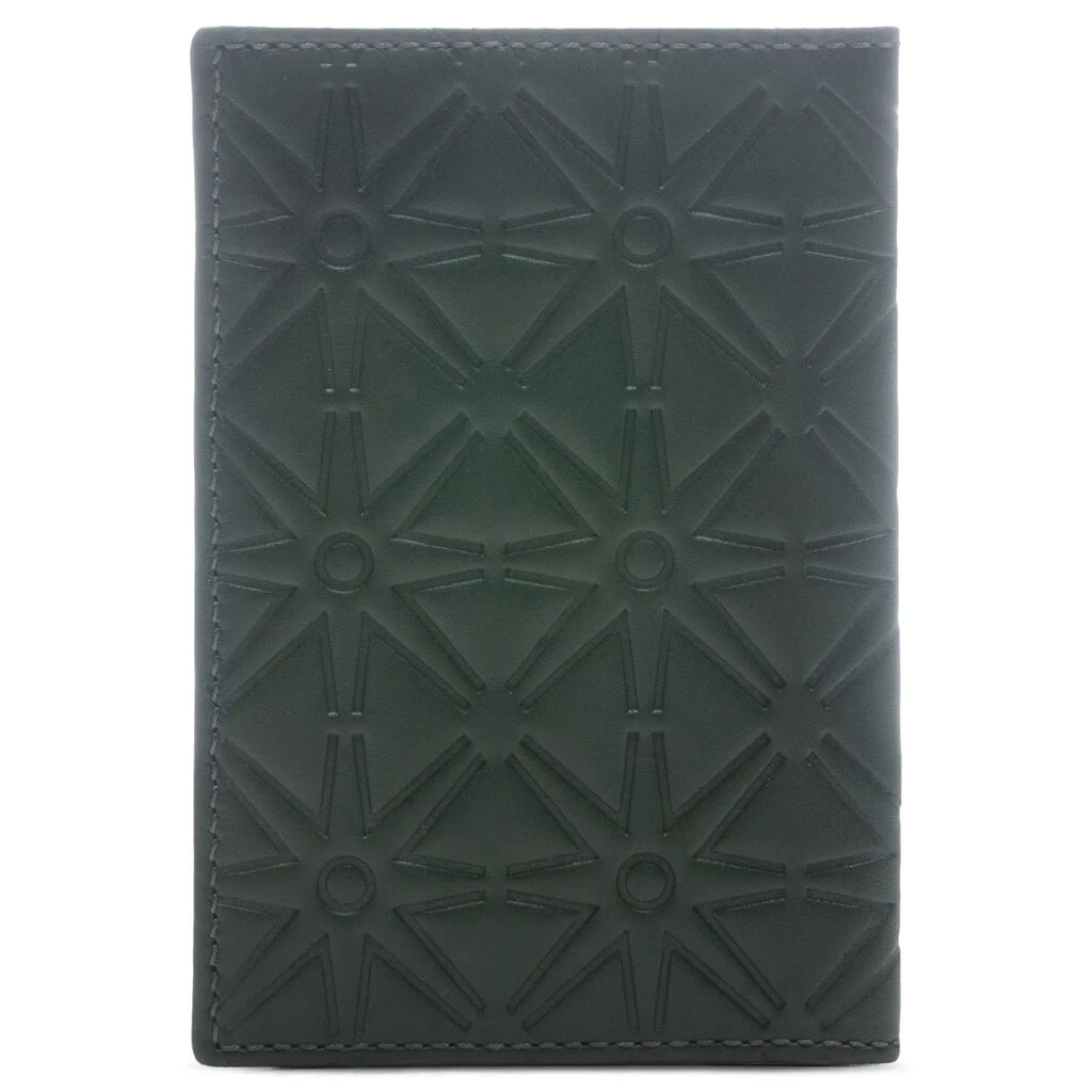 Comme Des Garcons SA640E-A Leather Line Wallet - Calfskin/Bottle Green 5 Comme Des Garcons SA640E-A Leather Line Wallet - Calfskin/Bottle Green - Image 3