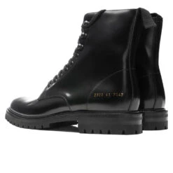 Common Projects Combat Boot - Black -Fashion Clothing Store Common Projects Combat Boot Black 2323 7547 08 31 2021 01