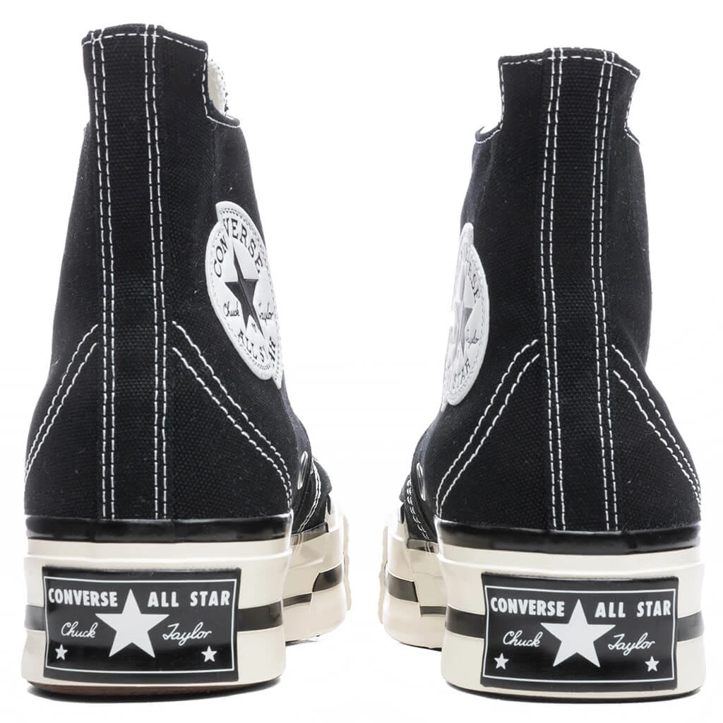 Converse Chuck '70 Hi Plus - Black/Egret/Black 6 Converse Chuck '70 Hi Plus - Black/Egret/Black - Image 4