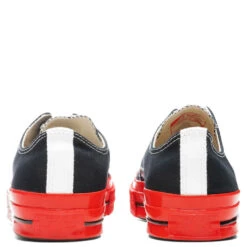 Converse X Comme Des Garcons PLAY All Star Chuck '70 Ox Red Sole - Black 9 Converse X Comme Des Garcons PLAY All Star Chuck '70 Ox Red Sole - Black -Fashion Clothing Store Converse x Comme Des Garcons PLAY All Star Chuck 70 Ox Red Sole Black A01795C 06 02 22 Feature JORDAN 4