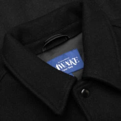 Crown Varsity Jacket - Black -Fashion Clothing Store Crown Varsity Jacket Black AWK FW23 OT005 BLA 10 01 23 Feature KN 10