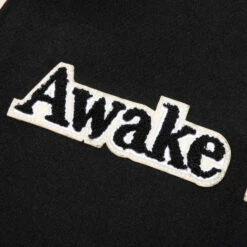 Crown Varsity Jacket - Black -Fashion Clothing Store Crown Varsity Jacket Black AWK FW23 OT005 BLA 10 01 23 Feature KN 7