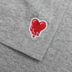 Heart Logo Tee - Heather Grey -Fashion Clothing Store Emotionally Unavailable Heart Logo Tee Heather Grey EU SS23 TEE6 HTG 03 11 23 Feature DV 6