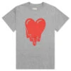 Heart Logo Tee - Heather Grey -Fashion Clothing Store Emotionally Unavailable Heart Logo Tee Heather Grey EU SS23 TEE6 HTG 03 11 23 Feature DV KN