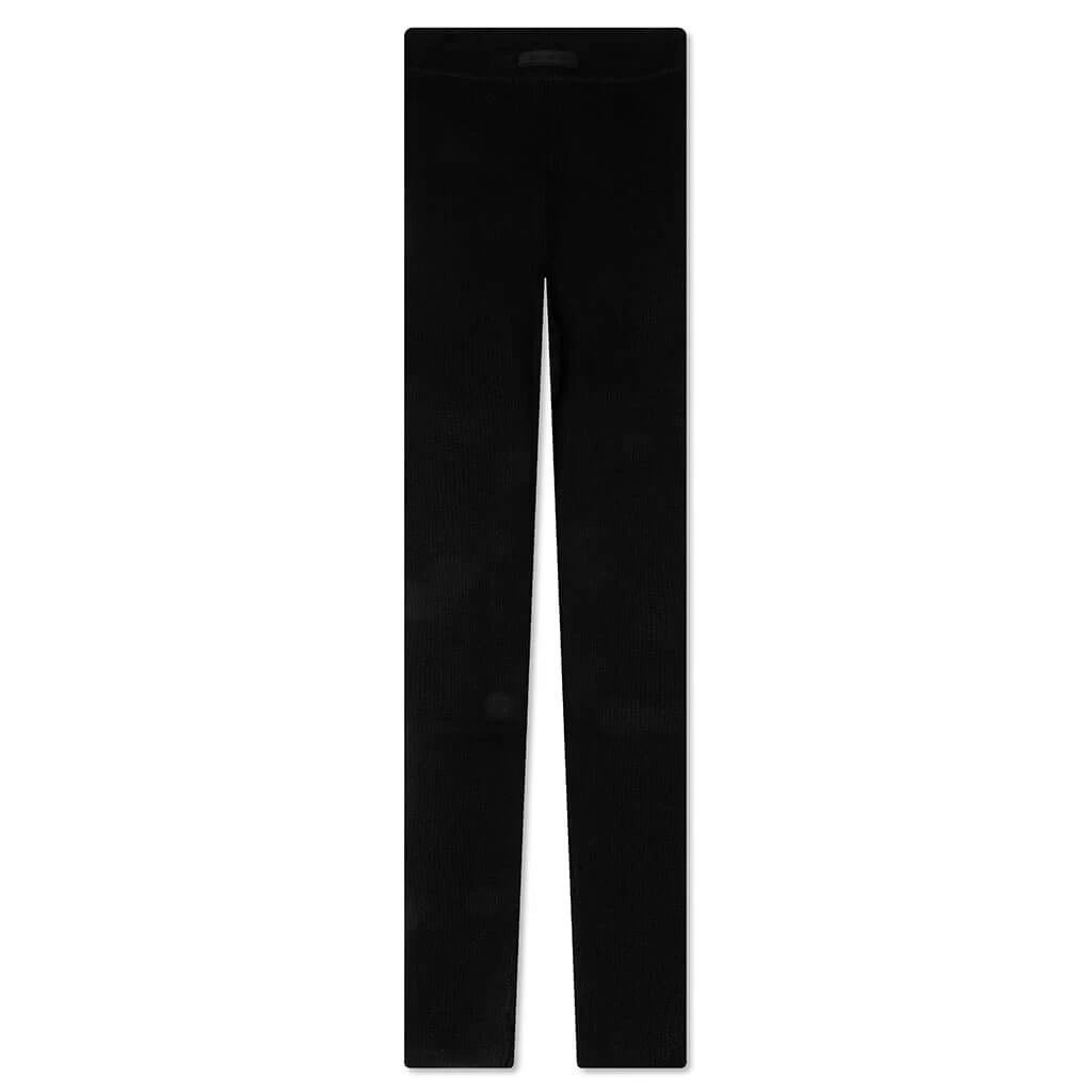 Essentials Core Leggings Women's - Jet Black 3 Essentials Core Leggings Women's - Jet Black