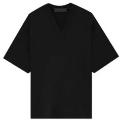 Essentials V-Neck - Jet Black