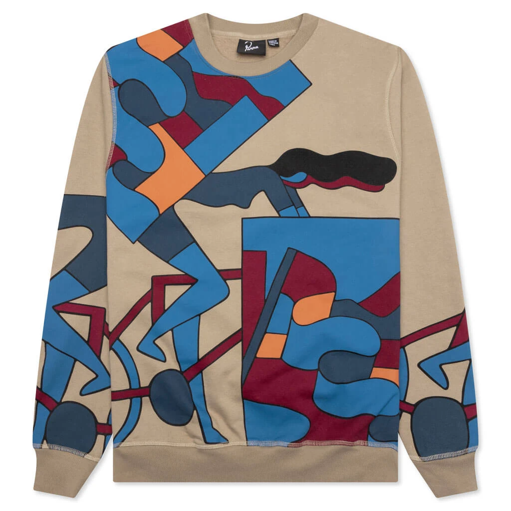 Etappe 17 Crew Neck Sweatshirt - Mushroom 3 Etappe 17 Crew Neck Sweatshirt - Mushroom