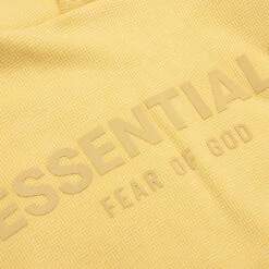 Kid's Essential Hoodie - Light Tuscan -Fashion Clothing Store Fear Of God Essentials Kid s Essential Hoodie Light Tuscan 785BT222242K 06 07 23 Feature KN 7