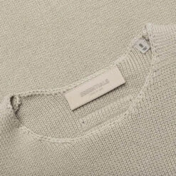 Kid's Raw Sweater - Seal -Fashion Clothing Store Fear Of God Essentials Kid s Raw Sweater Seal 785BT222163K 06 11 23 Feature VR 6