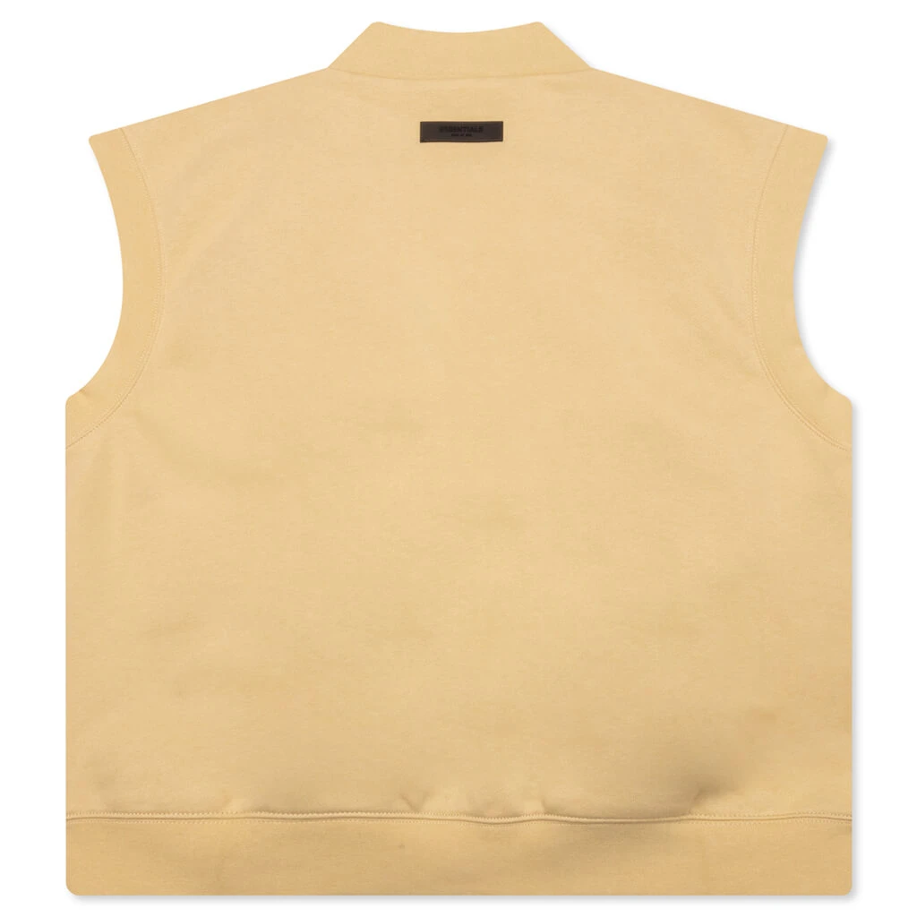 Women's V Neck Vest - Sand 4 Women's V Neck Vest - Sand - Image 2