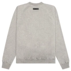 Essentials Crewneck - Dark Oatmeal -Fashion Clothing Store Fear of God Essentials Crewneck Dark Oatmeal 192BT212043F 11 02 22 Feature NF 3
