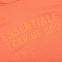 Essentials Essential Hoodie - Coral -Fashion Clothing Store Fear of God Essentials Essential Hoodie Coral 192SU222052F 01 10 23 Feature JP 14