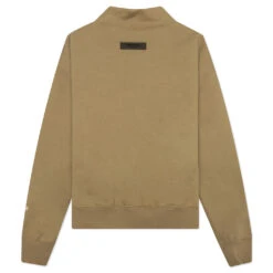 Essentials Kid's Mockneck - Oak -Fashion Clothing Store Fear of God Essentials Kids Mockneck Oak 785BT214275K 11 21 22 Feature NF 32