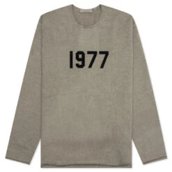 Essentials Raw Edge Sweater - Dark Oatmeal