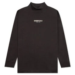Essentials Relaxed Mockneck - Iron