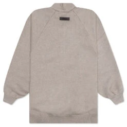 Essentials Women's Cardigan - Dark Oatmeal -Fashion Clothing Store Fear of God Essentials Women s Cardigan Dark Oatmeal 192BT213101FW 01 30 23 Feature VR 4