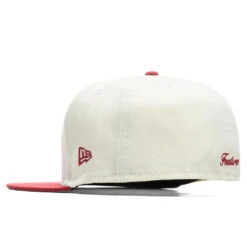 Feature X New Era OE Fitted Cap - Off-White/Pinot Red -Fashion Clothing Store Feature OE Fitted Cap Off White Pinot Red 70627524 07 06 2021 01 3