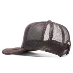 Spike Trucker Hat - Brown -Fashion Clothing Store Feature Spike Trucker Hat Brown FEA112521X04 12 01 2021 01 4