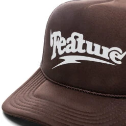 Spike Trucker Hat - Brown -Fashion Clothing Store Feature Spike Trucker Hat Brown FEA112521X04 12 01 2021 01 5