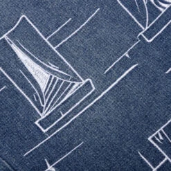 Fire Escape Embroidered Jeans - Blue -Fashion Clothing Store Fire Escape Embroidered Jeans Blue AW23 PT 3 08 17 23 Feature VR 9