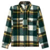 Pleasures Folklore Plaid Work Jacket - Green 2 Pleasures Folklore Plaid Work Jacket - Green -Fashion Clothing Store Folklore Plaid Work Jacket Green P23F003 GREEN 09 28 23 Feature KN 10