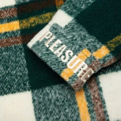 Pleasures Folklore Plaid Work Jacket - Green 13 Pleasures Folklore Plaid Work Jacket - Green -Fashion Clothing Store Folklore Plaid Work Jacket Green P23F003 GREEN 09 28 23 Feature KN 8