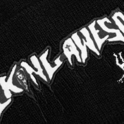 Virgin Stamp Cuff Beanie - Black -Fashion Clothing Store Fucking Awesome Virgin Stamp Cuff Beanie Black FAQ221H035 08 27 2021 01 2