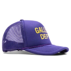 GD Trucker Cap - Purple -Fashion Clothing Store Gallery Dept. Trucker Cap Purple TC 9143 065 OS 12 18 22 S NF Feature 6