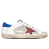 Golden Goose Super-Star Sneakers - Silver/White/Red 2 Golden Goose Super-Star Sneakers - Silver/White/Red -Fashion Clothing Store Golden Goose Superstar Silver White Red GMF00103.F001116.80853 03 26 2021 01 2
