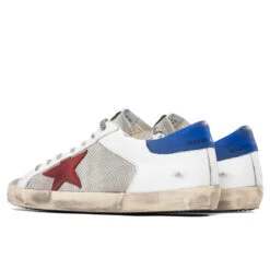 Golden Goose Super-Star Sneakers - Silver/White/Red -Fashion Clothing Store Golden Goose Superstar Silver White Red GMF00103.F001116.80853 03 26 2021 01 4