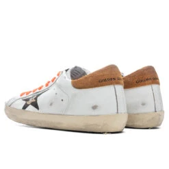 Golden Goose Super-Star Sneakers - White/Camouflage Green/Cognac -Fashion Clothing Store Golden Goose Superstar White Camouflage Green Cognac GMF00270.F002550.10904 01 16 2022 01 3