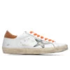 Golden Goose Super-Star Sneakers - White/Camouflage Green/Cognac -Fashion Clothing Store Golden Goose Superstar White Camouflage Green Cognac GMF00270.F002550.10904 01 17 2022 01 2