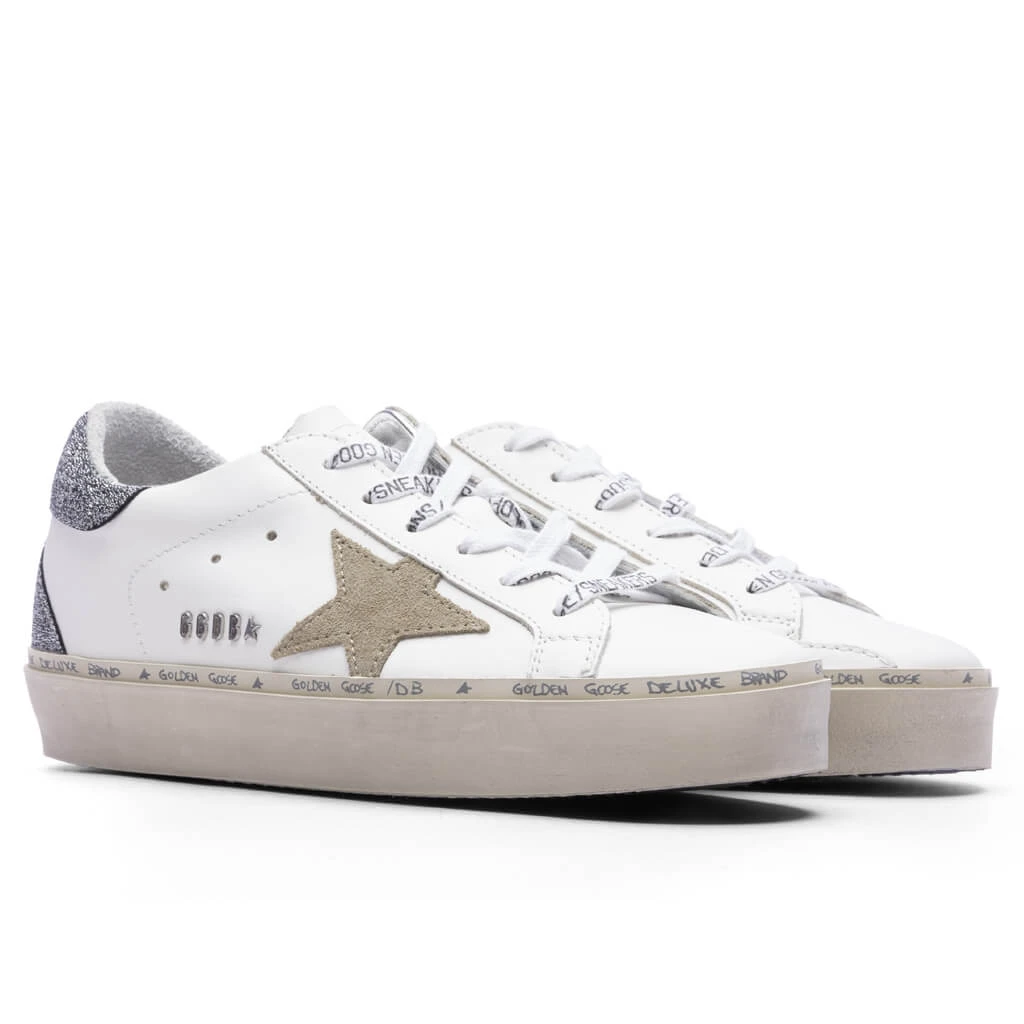 Golden Goose Women's Hi-Star - White/Taupe/Silver 4 Golden Goose Women's Hi-Star - White/Taupe/Silver - Image 2