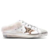 Golden Goose Women's Sabot Suede Toe - White/Beige/Brown Leopard -Fashion Clothing Store Golden Goose Women s Sabot Suede Toe White Beige Brown Leopard GWF00110.F003351.81811 12 28 22 Feature VR