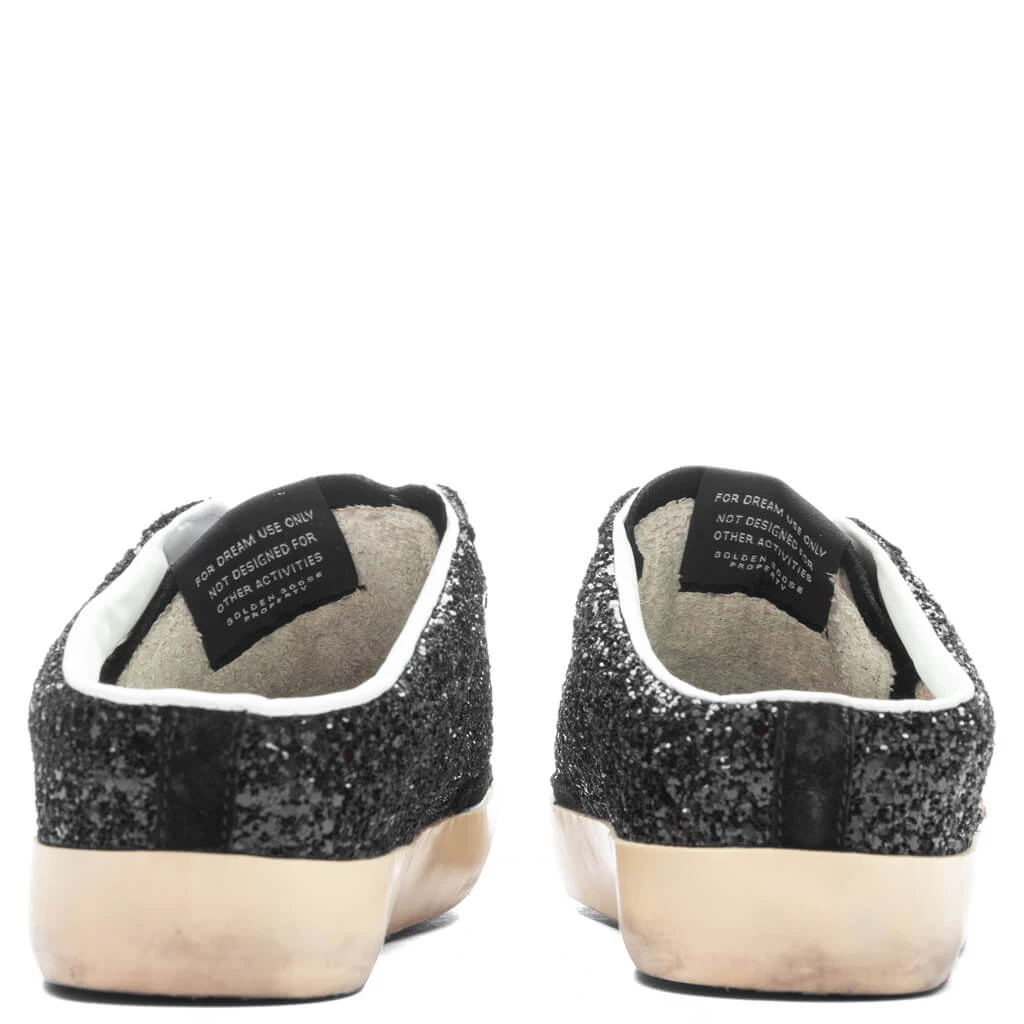 Golden Goose Women's Sneakers Leather Sabot Super Star - Black/Coral Red 6 Golden Goose Women's Sneakers Leather Sabot Super Star - Black/Coral Red - Image 4