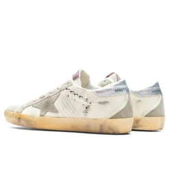 Golden Goose Women's Sneakers Nappa W/ Studs Super Star - Beige/Taupe/Silver 8 Golden Goose Women's Sneakers Nappa W/ Studs Super Star - Beige/Taupe/Silver -Fashion Clothing Store Golden Goose Women s Sneakers Nappa w Studs Super Star Beige Taupe Silver GWF00102.F004142.81975 09 15 23 Feature KN 5