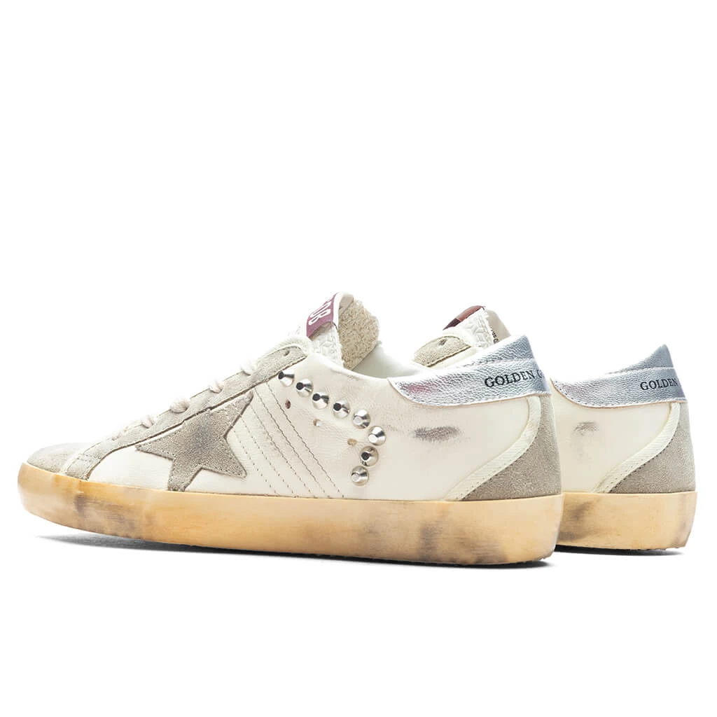 Golden Goose Women's Sneakers Nappa W/ Studs Super Star - Beige/Taupe/Silver 5 Golden Goose Women's Sneakers Nappa W/ Studs Super Star - Beige/Taupe/Silver - Image 3
