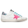 Golden Goose Women's Super-Star Sneakers - Milk/Fuchsia Fluorescent -Fashion Clothing Store Golden Goose Women s Super Star Milk Fuchsia Fluorescent GWF00101.F000226.80249 02 27 2021 01