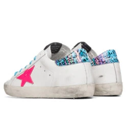 Golden Goose Women's Super-Star Sneakers - Milk/Fuchsia Fluorescent -Fashion Clothing Store Golden Goose Women s Super Star Milk Fuchsia Fluorescent GWF00101.F000226.80249 02 27 2021 01 3