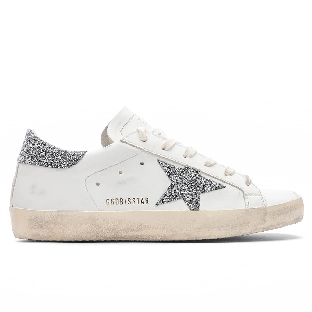 Golden Goose Women's Super-Star Sneakers - White/Silver 3 Golden Goose Women's Super-Star Sneakers - White/Silver