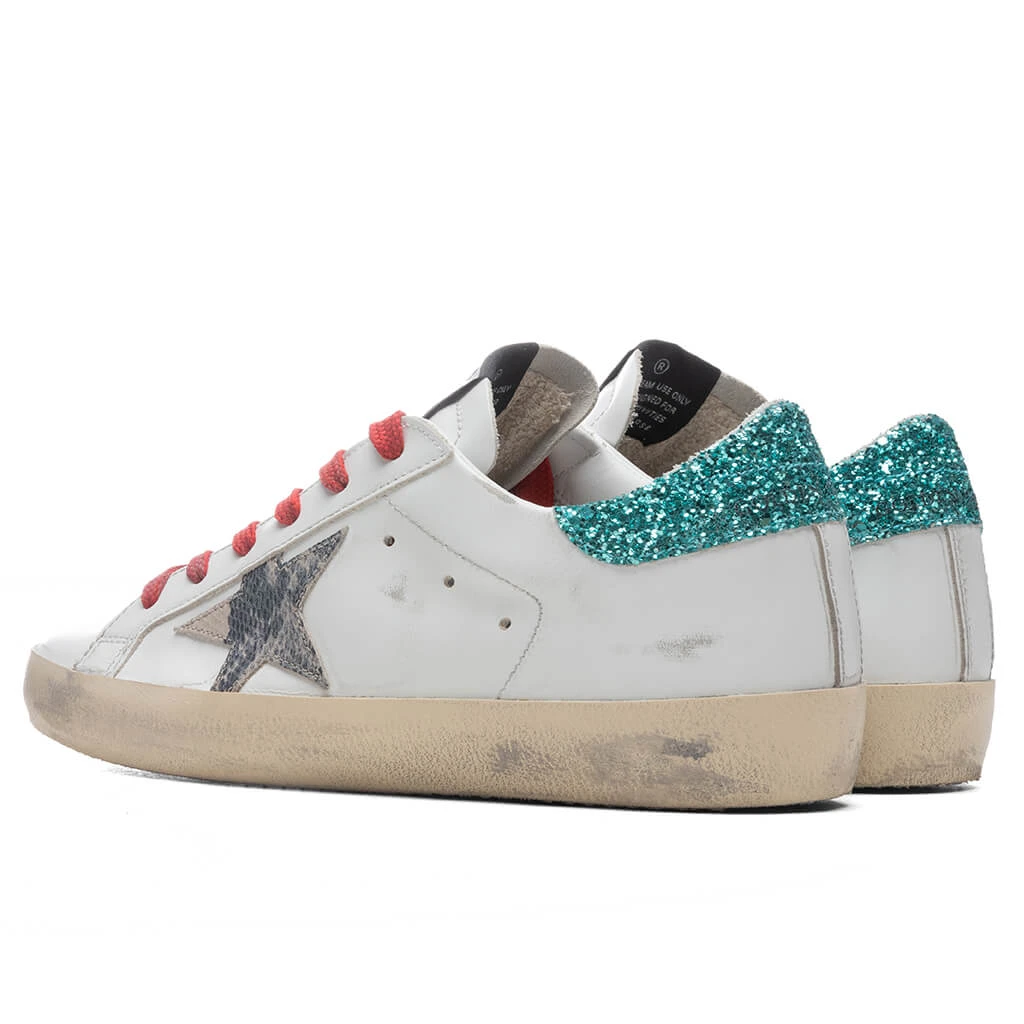 Golden Goose Women's Super-Star Sneakers - White/Beige Grey Phyton 5 Golden Goose Women's Super-Star Sneakers - White/Beige Grey Phyton - Image 3