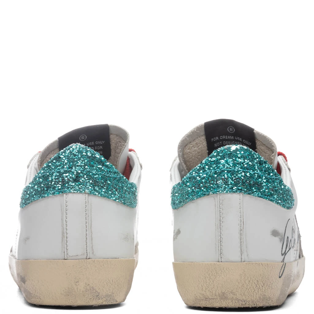 Golden Goose Women's Super-Star Sneakers - White/Beige Grey Phyton 6 Golden Goose Women's Super-Star Sneakers - White/Beige Grey Phyton - Image 4