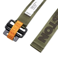 HP Tape Belt Classic Buckle - Green/Black -Fashion Clothing Store Heron Preston HP Tape Belt Classic Buckle Green Black HMRB005S22FAB0025510 03 01 2022 01 2