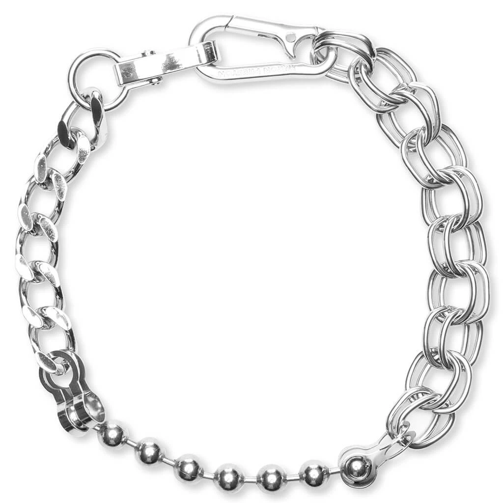 Multichain Necklace - Silver/No Color 3 Multichain Necklace - Silver/No Color
