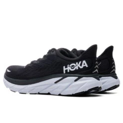 Hoka Women's Clifton 8 - Black/White -Fashion Clothing Store Hoka One One Women s Clifton 8 Black White 1119394 BWHT 07 11 22 Feature JORDAN 4